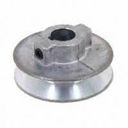 CHICAGO DIE CASTING CDCO 550A-1/2 V-Groove Pulley, 1/2 in Bore, 5-1/2 in OD, 4-Groove, 5-1/4 in Dia Pitch, Zinc 550A5